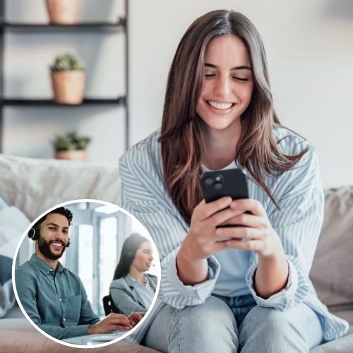 Cliente com Agentes CX Omnichannel 360 com Inteligência Artificial